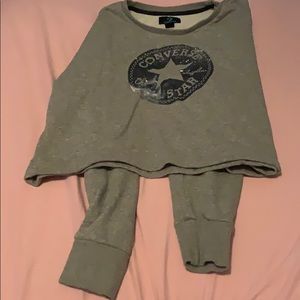 Converse Crop Top Hoodie